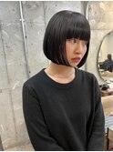 パツっとあごラインのミニボブ◎蔵前