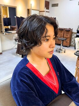 ヘアリゾート粋 ウナム 新宿東口店(enam) ニュアンスパーマ/ショート