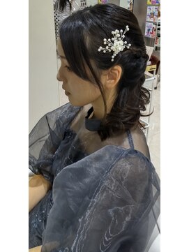 パーソンズ 本八幡店(PAR SON'Z) 編み込みハーフアップ