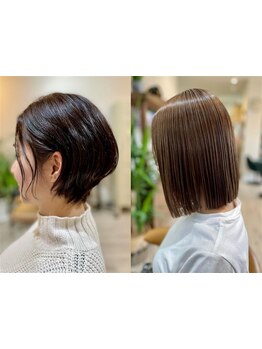 一人一人の骨格や髪質を考慮した似合わせカットをご提供☆大人可愛いショートスタイルなら【LINO】で♪ 