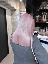 ペレ 渋谷(PELE) イメチェン/ホワイトブロンド/外ハネボブ/ワイドバング/渋谷