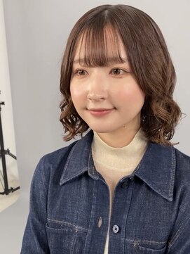 アメリ バイ アピッシュ(Amelie by apish) コテ巻き風パーマ ボブの王道カール 新デジタルパーマ