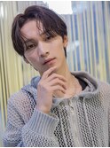 小久保styleフェザーパーマフェザーショートグレーエンドカラー