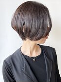 【morio原宿】黒髪ショートボブ前髪なし