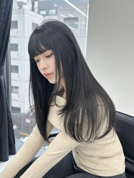 ユーフォリア 渋谷グランデ(Euphoria SHIBUYA GRANDE) レイヤーカット　暗めカラー