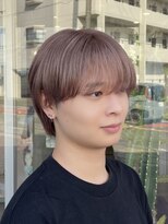 ポイントファイブバイソレイユ 小松店.5 by SOLEIL)&nbsp;pink brown × ラウンドマッシュ