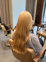 ザザ 高田馬場(ZA/ZA)&nbsp;ワンブリーチで叶う、ふんわりブロンドカラー♪/髪質改善