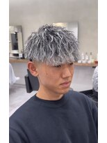 ルースト 京都河原町店(ROOST)&nbsp;白メッシュ×ツイスト×マッシュ