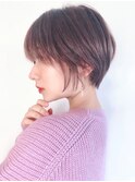 Say.くびれショート丸みショートヘーゼルグレージュ表参道青山
