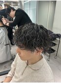 マッシュウルフ×波巻きパーマ【松戸/メンズ】