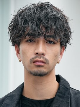 フィフス 渋谷(fifth) 渋谷大人ルーズパーマメンズカットマッシュルーズカール無造作