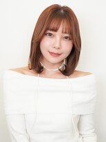 ラフィス ヘアー エイル 京橋店(La fith hair ail)&nbsp;【La fith】ワンカールボブ × ハニーブラウン