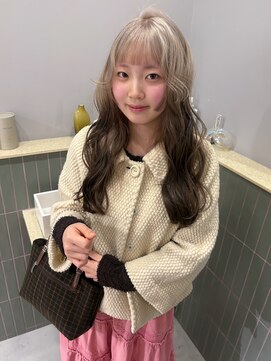 キオク(KIOX) ルーツカラー/ホワイトベージュ/ハイトーン/ワンカラー/名古屋