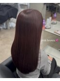 pink brown 【Forest mirror 新宿】