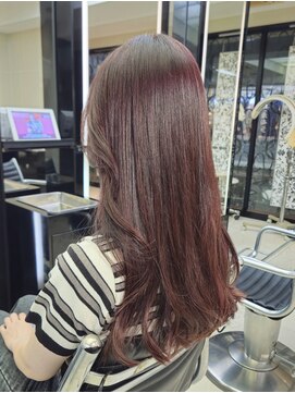 ハニーエイク(Haney89) ゆる巻き×ブラウンレッド