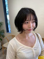 シフト(SHEEFT)&nbsp;大人可愛い抜け感丸みショートショートボウブ秋ヘアー