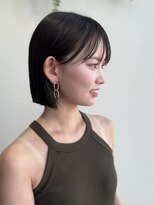 アイドットプラス オオサカ 心斎橋 難波(i.+OSAKA)&nbsp;小顔耳かけタイトボブ×艶感黒髪ミニボブ韓国風