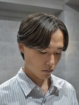 バーバーハウス ラヴィ 阿佐ヶ谷店(Barber House Lavie)&nbsp;センターパーマ×ニュアンスパーマ