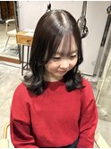 くびれヘア×透明感グレージュ