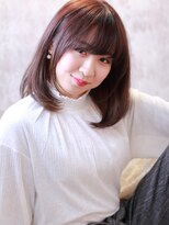 ワームス(warmth) 【warmth(大槻)】似合わせブラウンで魅せるツヤモテストレート