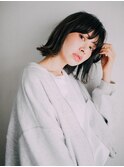 大人っぽ切りっぱなしボブ 〔町田/町田駅〕