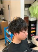 2ブロマッシュパーマ