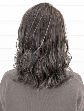 オーブ ヘアー ガーデン 渋谷店(AUBE HAIR garden) 【AUBE HAIR】フォギーベージュ_セミウェットミディ