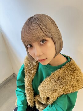 オンヌ(onnu) シナモングレージュ×ミニボブ