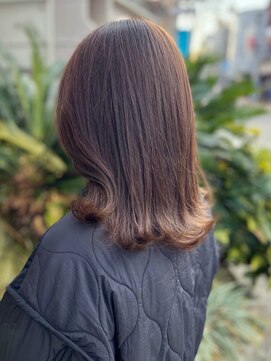 テトテ 門戸厄神店(tetote) 【tetote門厄神店】くびれミディ　ミルクティーブラウン