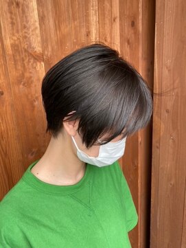 リミックス 飯塚店(Remix) 大人可愛いショート×ブルーブラック◎20代30代40代50代