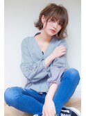 【米倉かずひさ】ミニボブ　外ハネボブ　ペールベージュ