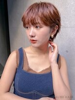 オーブ ヘアー ルビー 御所野店(AUBE HAIR ruby) 20代・30代_メロウベージュ/丸みショート