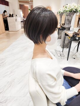 コーゾーギンザ 上野御徒町店(KOZO GINZA) 30代40代/似合わせ横顔美人ショートヘア/サイドバング