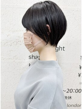 モリオ フロム ロンドン サッポロファクトリー店(morio FROM LONDON) 【morio札幌】札幌ショート　大人かわいい黒髪マッシュショート