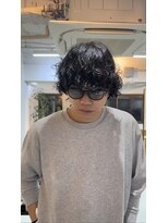 フェイヴィーズ(FavyS)&nbsp;メンズ マッシュウルフ スパイラルパーマ