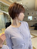 ロンド ストラーダ 心斎橋(Lond strada)&nbsp;ショート×ハイライト白髪ぼかし×愛され似合わせカット[心斎橋]