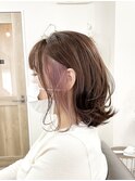 イヤリングカラー×ベイビーピンク