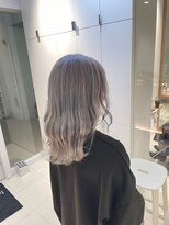 ガリカ シーム(Gallica/SEAM)&nbsp;【翁長孝輔】派手髪グラデーションカラー/シルバーアッシュ 原宿