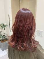 ジーナ セントラル銀座(Zina)&nbsp;ツヤ感カラー＊髪質改善＊チェリーピンク【ZinaCENTRAL】