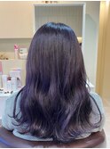 色落ち抜群ダークパープルカラー