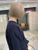 デート 下北沢(DATE)&nbsp;ダブルカラーミルクティーベージュカラーケアブリーチハイトーン