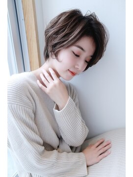 オーシャン(Ocean) [OCEAN Hair&Life藤原純] ニュアンスカラー大人ショート☆