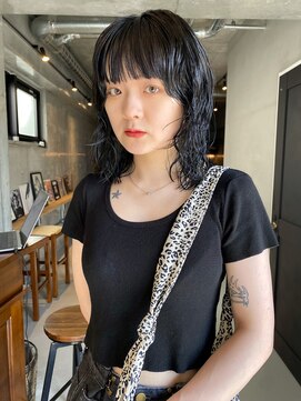 ソイリウム 下北沢(soi rium) 黒髪ゆるめパーマ