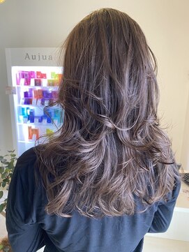 リベルテ 岡崎店(Liberte) 大人女性レイヤースタイル♪ラベンダーグレージュ