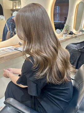 ヒビヲ(HIBIO) ハイトーンカラーミルクティーベージュケアブリーチダブルカラー