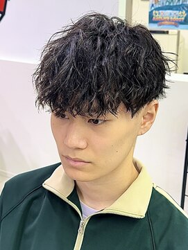 オーシャントーキョー 心斎橋(OCEAN TOKYO WEST) 波巻きパーマメンズツイストスパイラルパーマツーブロック