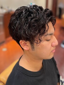 スカイ 亀戸店 (sky) ハイライト/マッシュパーマ/アッシュブラック<理容室>[亀戸]