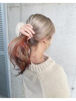 ガルボ ヘアー(garbo hair) ハイトーンデザインカラーエクステ10代20代