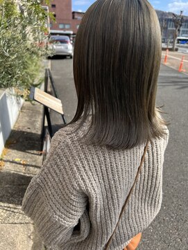 へアサロンアンドカフェガーデン(hair salon&cafe GARDEN) ブリーチあり/オリーブベージュ/ケアブリーチ