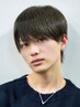 メンズカット+前髪縮毛矯正(ストレートパーマ) ¥11550 新宿/メンズパーマ